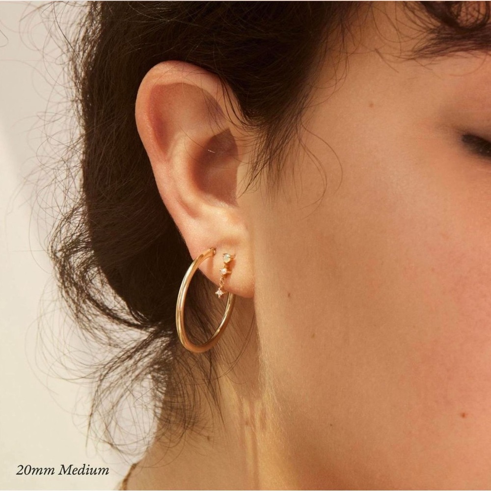 Catbird Gold Hoop Earrings